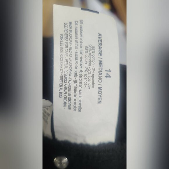 NWOT Gloria Vanderbilt Amanda Classic High Rise Tapered Jeans Plus Size, 14 - Picture 4 of 4